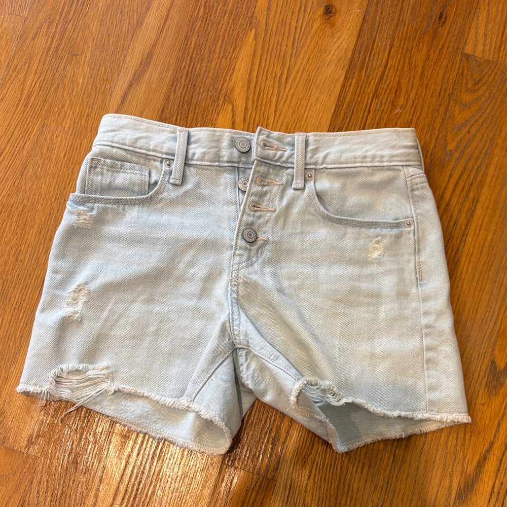 Girls Old Navy Light Blue Jean Shorts size 10